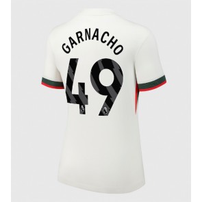Chelsea Alejandro Garnacho #49 Bortatröja Kvinnor 2025-26 Kortärmad